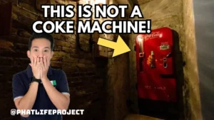 Hidden Bar Entrance Disguised as Coke Machine in Tokyo