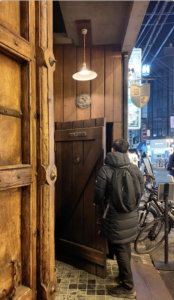 Bible Club speakeasy in the Dotonbori area